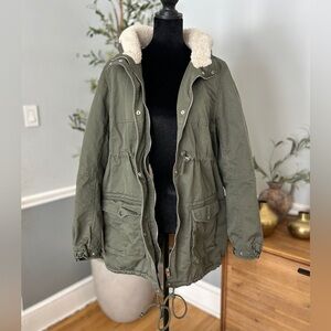 H&M Mama Sherpa-Lined Parka